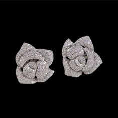 Rosette Studs Silver